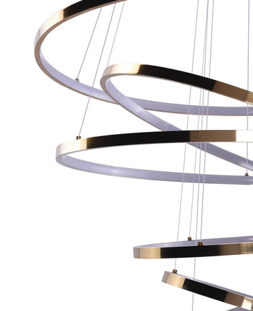 Żyrandol WHEEL 6 LONG DIMM GOLD (AZ2921) - Azzardo