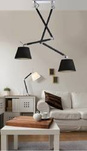 Lampa wisząca ZYTA 2 S PENDANT stelaż czarny | black AZ 1846 + AZ 2600 klosz black | czarny - średnica 26 - Azzardo - żyrandol