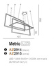 Lampa wisząca Metric czarny (AZ2914) Azzardo - żyrandol