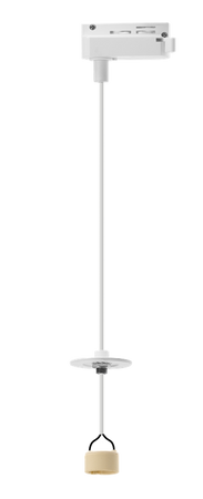 Stelaż lampy wiszącej LUCAS BASE TRACK 1 LINE PENDANT GU10 WH (AZ6153) - Azzardo