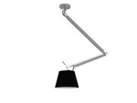 Lampa wisząca ZYTA S PENDANT ALU stelaż aluminium AZ 2298 + AZ 2600 klosz black | czarny - średnica 26 - Azzardo - żyrandol