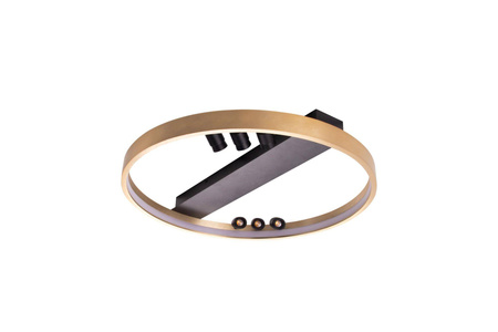 Plafon SERAFINO TOP 60 3-STEP DIMM Złoty/Czarny (AZ5832) - Azzardo