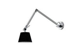 Kinkiet ZYTA S WALL ALU stelaż aluminium AZ 2295 + AZ 2597 black | czarny - średnica 20 - Azzardo