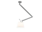 Lampa wisząca ZYTA S PENDANT ALU stelaż aluminium AZ 2298 + AZ 2602 klosz biały | white - średnica 26 - Azzardo - żyrandol