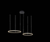 Żyrandol HALO PENDANT 80+60 CCT BK + REMOTE CONTROL (AZ4978) - Azzardo