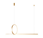 Lampa wisząca PELLE 3-STEP DIMM Złoty (AZ5757) - Azzardo