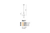Lampa wisząca SOUL 1 biały (LP5114-1WH | AZ0272) Azzardo