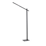 Ściemnialna czarna lampa podłogowa ONTARIO FLOOR DIMM SWITCH BK (AZ6803) Azzardo