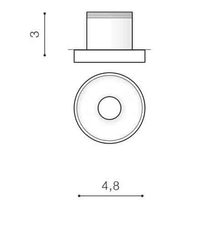 Oprawa wpuszczana OKA 4000K BK (AZ4172) - Azzardo