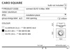 Lampa wpuszczana CARO SQUARE white (AZ2433 | SN-6811S-WH) - AZZARDO
