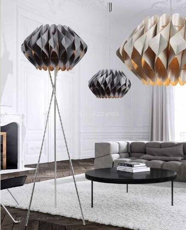 Lampa podłogowa RUBEN szara (AZ2405 - Azzardo)