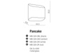 Kinkiet PANCAKE czarny (MB329-2BLACK | AZ0112) Azzardo