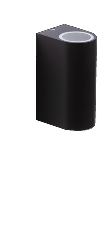 Oprawa ścienna zewnętrzna RIMINI 2 Czarny (AZ4266) - AZzardo