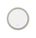 Podświetlane i podgrzewane lustro SERGIO MIRROR 60 HEATED CCT SWITCH Złoty (AZ5820) - Azzardo