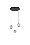 Lampa wisząca EDEM 3 ROUND Czarny (AZ6019) - Azzardo