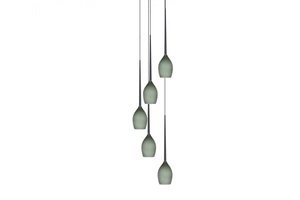 Lampa wisząca IZZA 5 oliwkowa (AZ1222) - Azzardo
