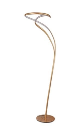 Lampa podłogowa TWIST FLOOR 3-STEP DIMM Złoty (AZ5738) - Azzardo