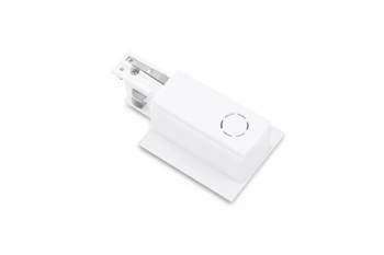 Zasilanie końcowe podtynkowe lewe TRACK 3 LINE END POWER LEFT GIPS białe (AZ4309) - Azzardo