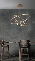 Lampa wisząca BRIGHTON 3 GO złota LED (AZ4429) - Azzardo