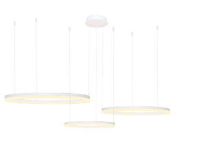 Żyrandol HALO PENDANT 100+80+60 CCT WH + REMOTE CONTROL (AZ4974) - Azzardo