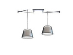 Lampa wisząca NATALIA 2 S stelaż AZ 1923 + AZ 2609 klosz clear | przeźroczysty - średnica 43 - Azzardo - żyrandol